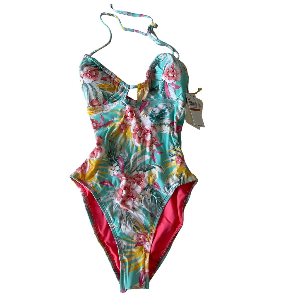 Floral one piece suit Women's‎ Size Small